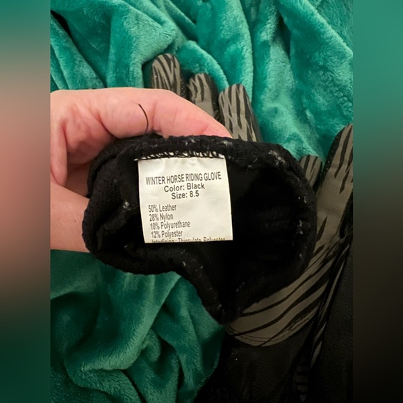 SAMSHIELD W-SKIN WINTER RIDING GLOVES EQUESTRIAN - Picture 4 of 4